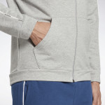 Workout Ready Piping Zip-Up Sweatshirt - GRÁ